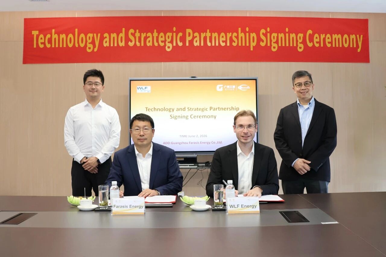 Penandatanganan Strategis Farasis Energy dengan WLF Energy Jerman